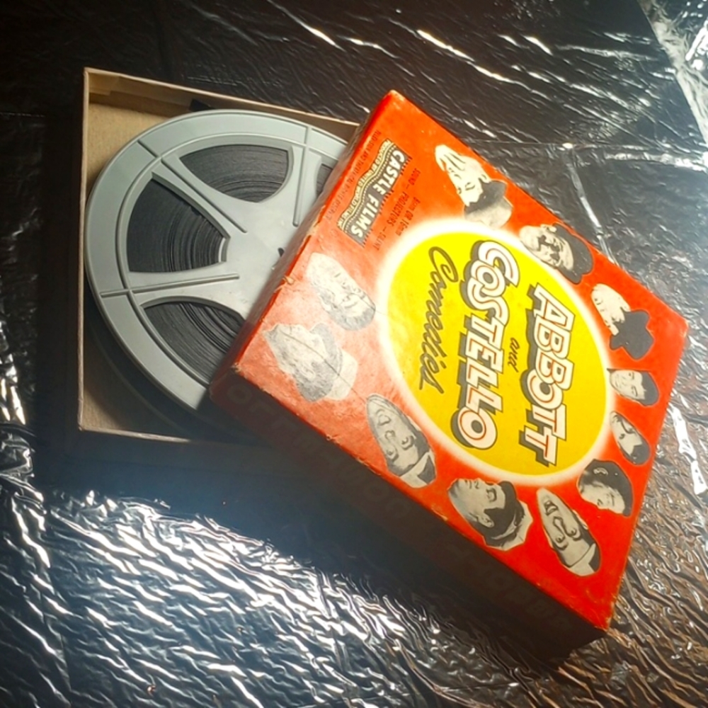 Abbott and Costello comedies antique film reel